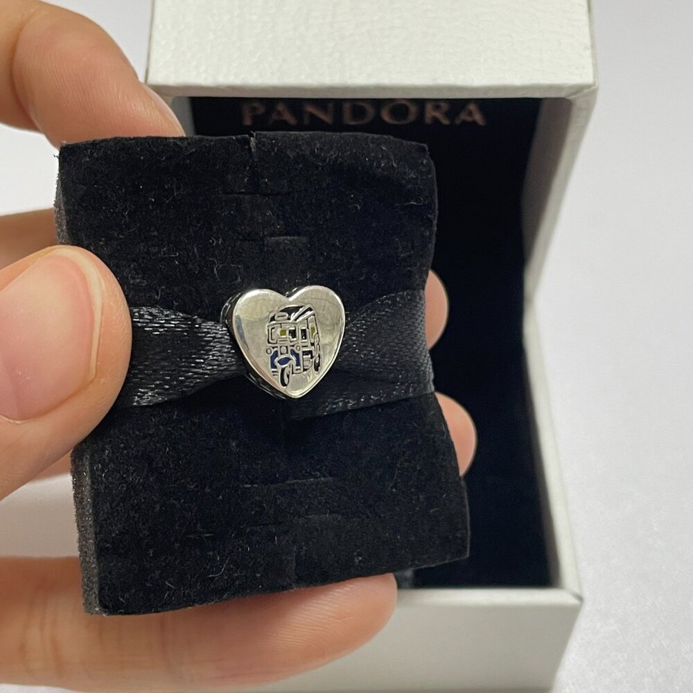 Pandora Thailand Tuk Tuk Heart Charm Pendant Travel Charm